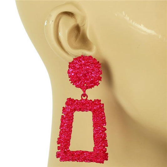 CASTING EARRINGS PINK - House of Shyz